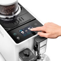 DeLonghi Rivelia Fully Automatic Coffee Machine White EXAM44055W hero image