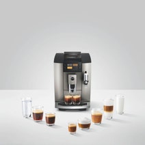 Jura E8 INTD Automatic Coffee Machine Silver 15721 hero image