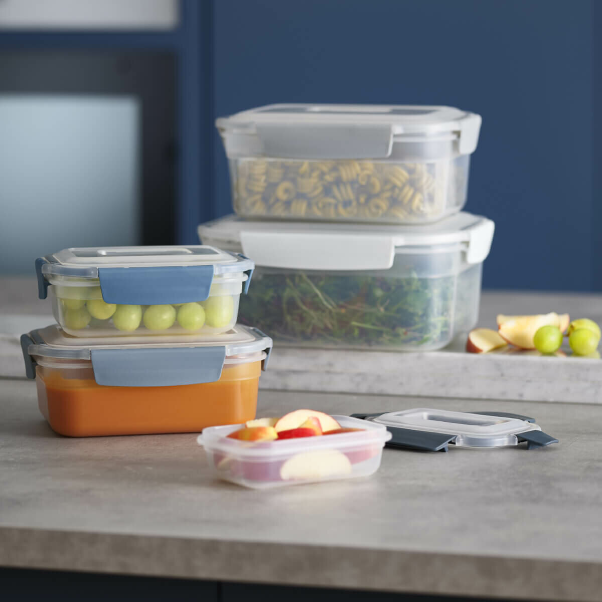 Joseph Joseph Nest Lock Multi Size Container Set Editions Blue 81105 hero image