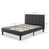Zinus Lottie Deluxe Queen Upholstered Bed Frame Dark Grey AU-FSPB-Q image NaN