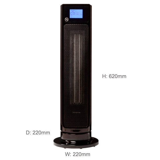 Omega Altise Ceramic Tower Heater 2400W AALTURASB | Appliances Online