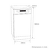 Baumatic GDW45S Freestanding Slimline 45cm Dishwasher image NaN
