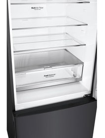 LG 420L Bottom Mount Fridge Matte Black GB-455MBL hero image