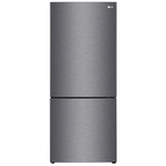 LG 420L Bottom Mount Fridge Dark Graphite GB-455UPLE hero image