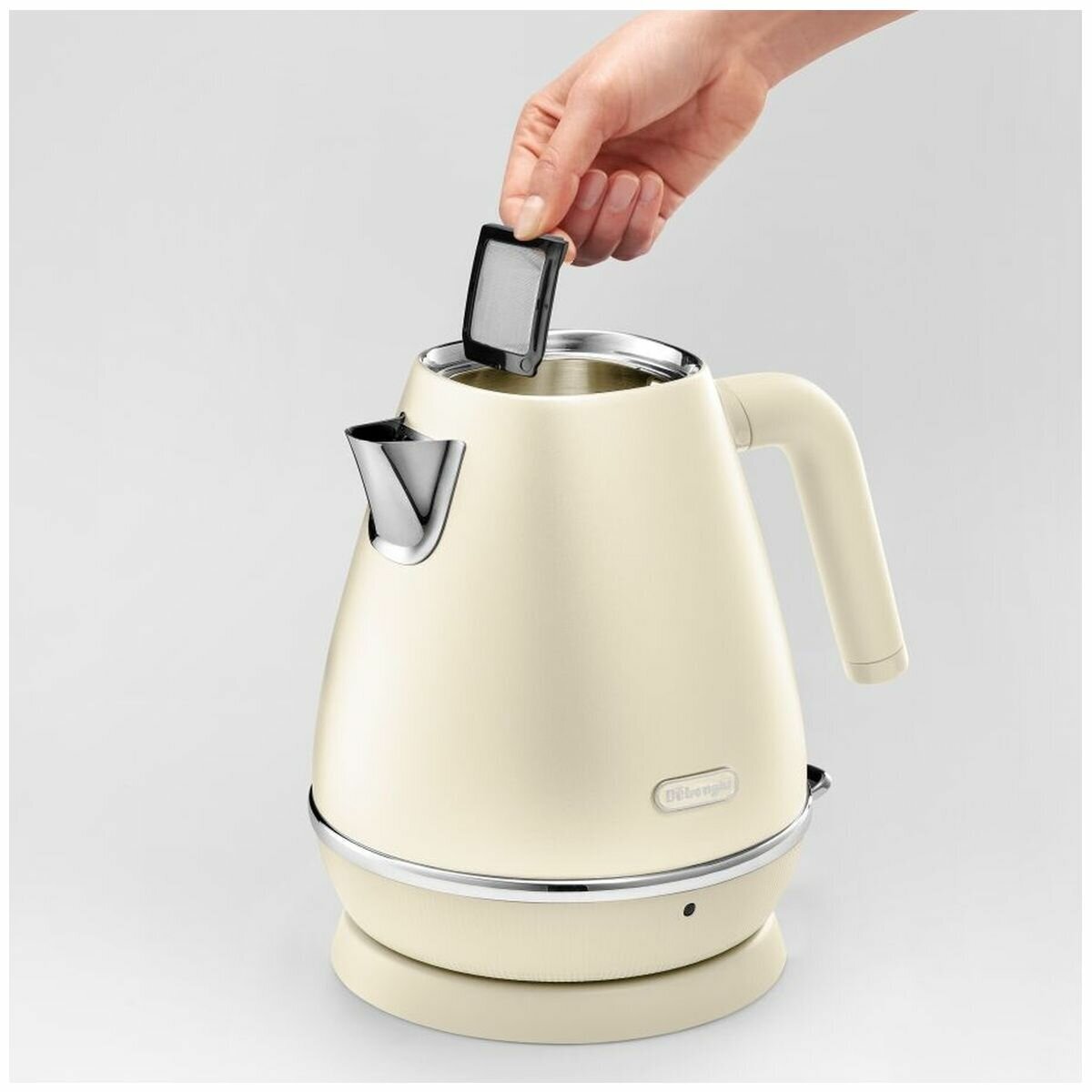 DeLonghi Distinta Perla Kettle Lemon KBIN2001Y Appliances Online