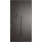Westinghouse 564L French Quad Door Refrigerator with Water Dispenser Matte Black WQE5660BA hero image