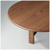 Kalona Paramount 90cm Round Coffee Table Dark Walnut PARA10FWADNATBRZD900 image NaN