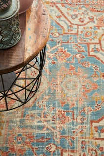 Rug Culture Odyssey Large Blue Multi-coloured Rug 290X200CM - ODY-110-BLU-290200 hero image