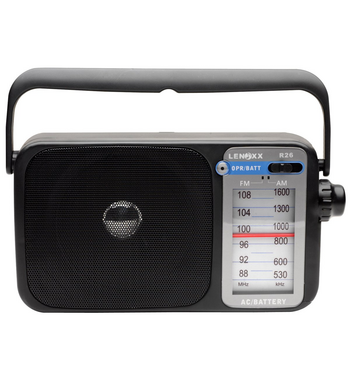 Lenoxx R26 AM/FM Mantle Radio