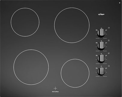 Chef CHC644BA 60cm Ceramic Cooktop | Appliances Online