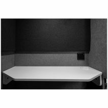 OLG Qzone Phonebooth 1100x1100x2215 White and Grey OG_PBOOTH1_W_BAR_AS hero image