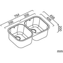 Abey PKQ200UPK NuQueen Double Bowl Undermount Sink Pack hero image
