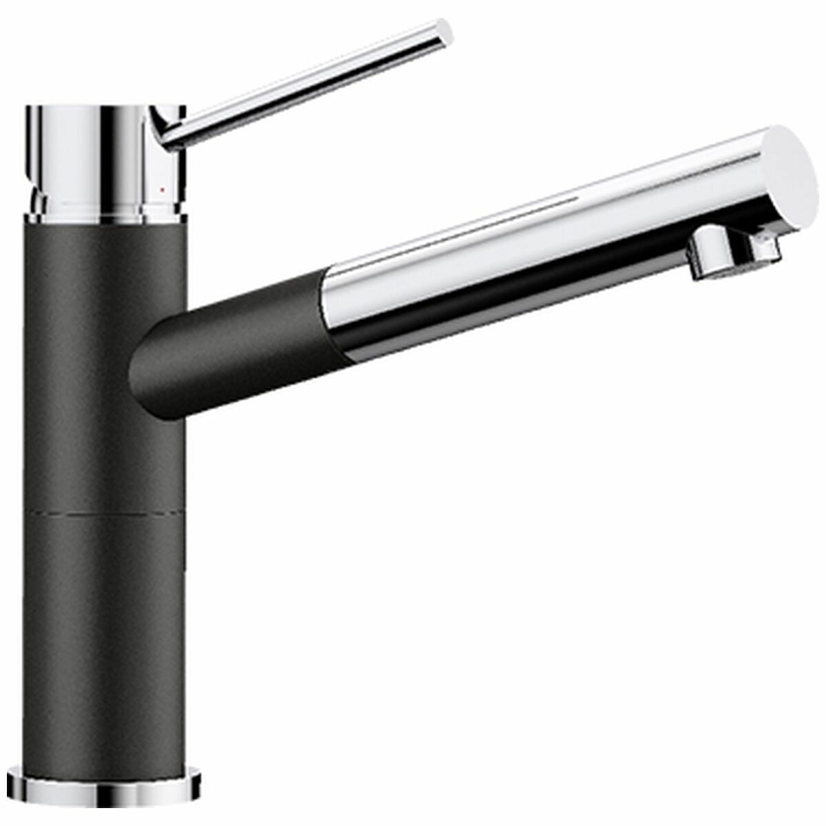 Blanco ALTA-S Silgranit Pull Out Mixer Tap Black ALTASB hero image