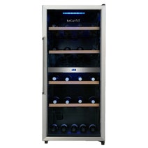 LeCavist 105 Bottle Dual Zone Wine Fridge Stainless Steel LKS105VX2Z hero image