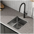 Oliveri Vilo Pull Out Goose Neck Mixer Tap Matte Black VT2400-MB image NaN