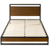 Zinus Queen Ironline Wood and Metal Bed Frame with Headboard Shelf and USB Ports AU-IRPBHS-14Q image NaN