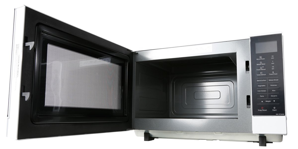 Panasonic 27 litre flatbed inverter microwave top