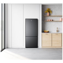 Electrolux 425L Ultimate Taste 500 Bottom Mount Refrigerator Left Hinged Matte Black EBE4302BD-L hero image