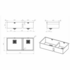 Artinox Radius Mose Double Bowl Sink with Accessories RAACCM5034 image NaN