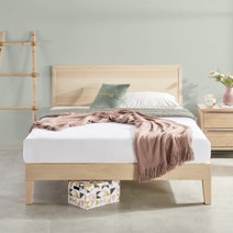 Zinus Moiz Queen Bamboo Bed Frame with Adjustable Headboard AU-FPWDHW-14Q hero image