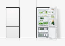 Fisher & Paykel Series 5 413L Bottom Mount Refrigerator White Right Hinge RF442BRPW6 hero image