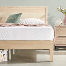 Zinus Moiz Queen Bamboo Bed Frame with Adjustable Headboard AU-FPWDHW-14Q hero image