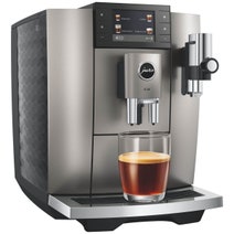 Jura E8 INTD Automatic Coffee Machine Silver 15721 hero image