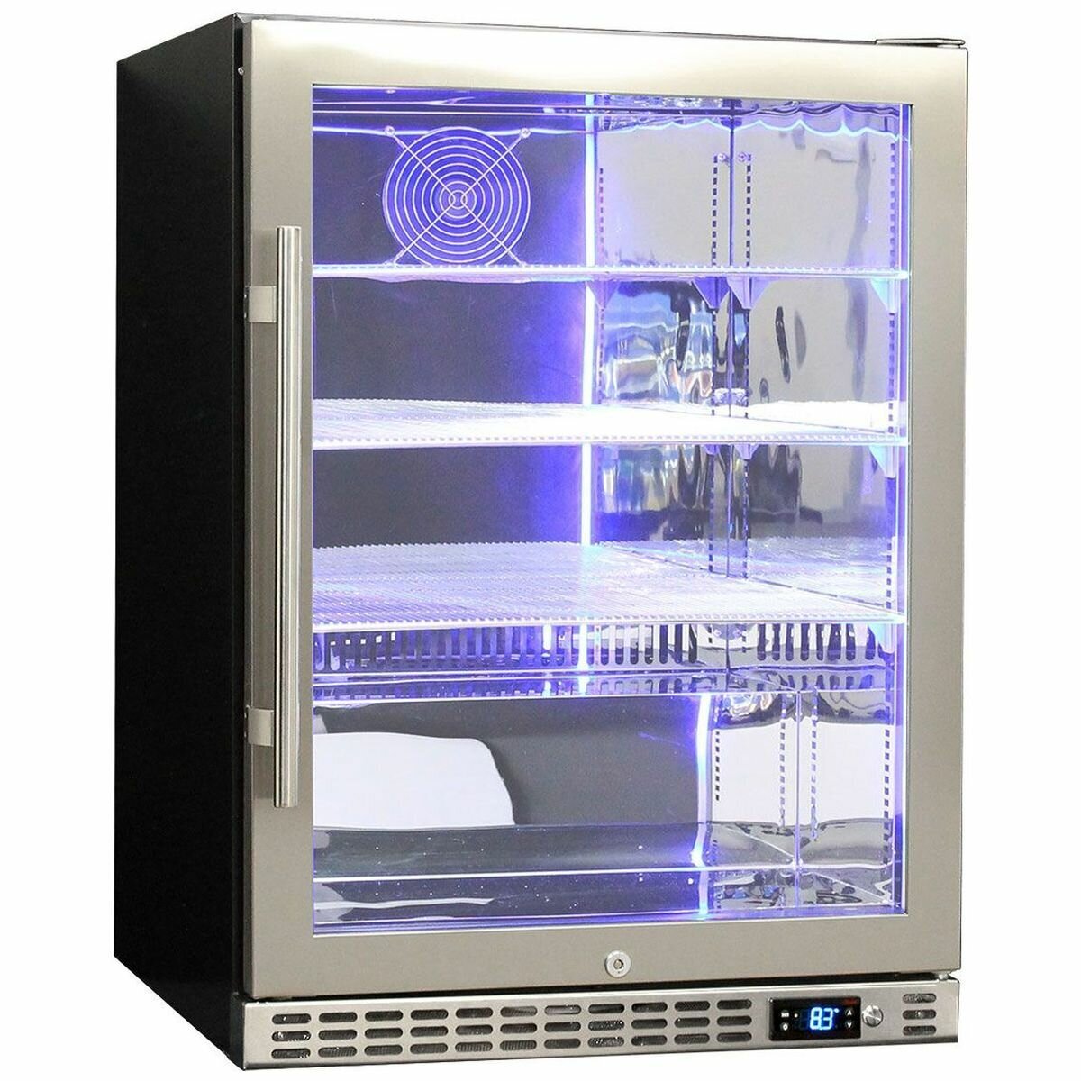 Schmick Glass Door Under Bench Bar Fridge SK156-SS hero image