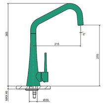 Armando Vicario TINK-RG Tink Kitchen Mixer Tap hero image