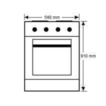 Chef CFE535WA 54cm Freestanding Electric Oven/Stove hero image