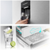 Hisense 415L Bottom Mount Fridge with Water Dispenser Stainless Steel HRBM419SW image NaN