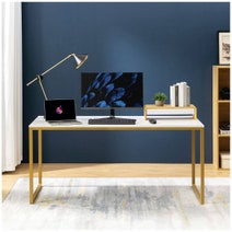 Zinus Home Office Computer Desk Gold 160cm AU-UTDDT1ZC-63G hero image