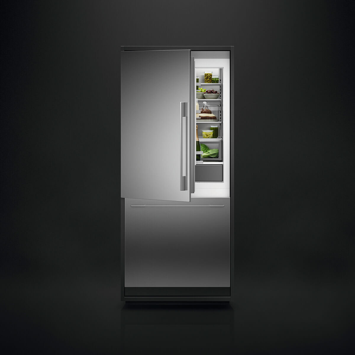 Fisher & Paykel Series 11 555L Integrated Refrigerator Freezer with Ice and Water Left Hinge RS9121WLUVE1 hero image