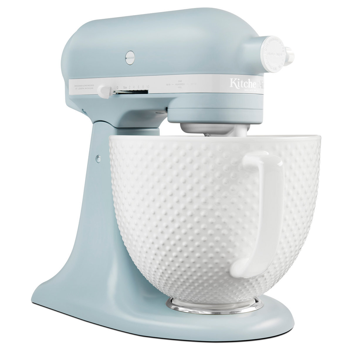 KitchenAid 5KSM180RCAMB 100 Years Misty Blue Retro Stand Mixer