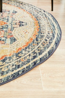 Rug Culture Legacy Medium Multi-coloured Rug 200X200CM - LEG-863-NAVY-200X200 hero image