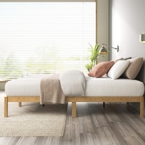 Zinus Moiz Double Bamboo Wooden Bed Base AU-FBMMB2ZC-12D hero image