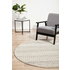 Rug Culture Chrome Medium Silver & Off White Rug 200X200CM - CRO-HPR-SIL-200X200 image NaN