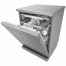 LG 60cm 15 Place QuadWash Dishwasher in Platinum Steel Finish with TrueSteam XD3A25PS hero image