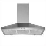 Schweigen 90cm Wallmount Canopy Rangehood Stainless Steel TRI-900 hero image