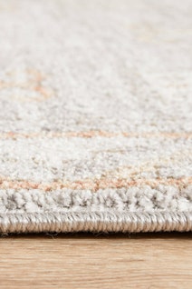 Rug Culture Mayfair Extra Large Grey & Peach Rug 500X80CM - MAY-CAT-GRY-500X80 hero image