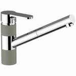 Armando Vicario ISA Pull Out Kitchen Mixer Tap Concrete 400710C hero image