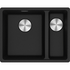 Franke Maris 340/150mm 1 and 1/2 Bowl Right Topmount Sink with Extension Drainer Onyx MRG660-SBRONFPC image NaN