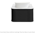 Turner Hastings Evara 75x53 Wall Hung Vanity with Real Marble Top To Suit Above Counter Basin Volcanic Ash NTH EV754-VA-NTH image NaN