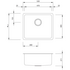 Oliveri Sonetto Single Bowl Undermount Sink SN1050U image NaN