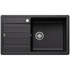 Blanco LEGRA XL 6S Single Bowl Top Mount Sink with Left Hand Drainer Silgranit Black 528063 image NaN