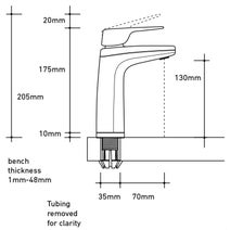 Billi 915100LBRG B-5000 Boiling Chilled and Sparkling Filtered Water with XL Levered Dispenser hero image