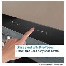 Bosch 90cm Series 8, Integrated RangeHood-Matt Black DBB98ET60A hero image
