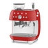 Smeg 50s Style Espresso Machine with Built-in Grinder Red EGF03RDAU image NaN