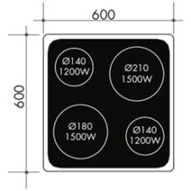 Artusi 60cm Induction Freestanding Oven Stainless Steel AFI607X hero image