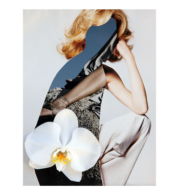 Dina Broadhurst Fever - Large 111 x 150 - White Frame FEVER-WF-L